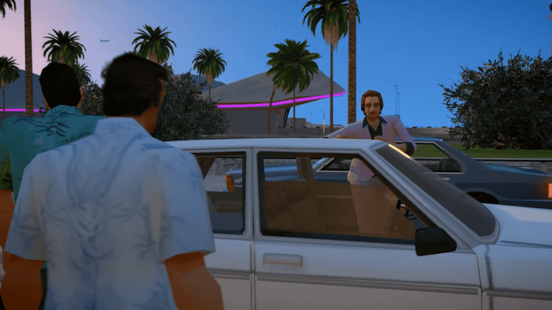 Download all Grand Theft Auto Vice City The Definitive Edition 100% completed mission skip stages, GTA Vice City The Trilogy save games backup files for Windows PC, PlayStation, Xbox, Nintendo Switch, macOS, and Android/iOS.