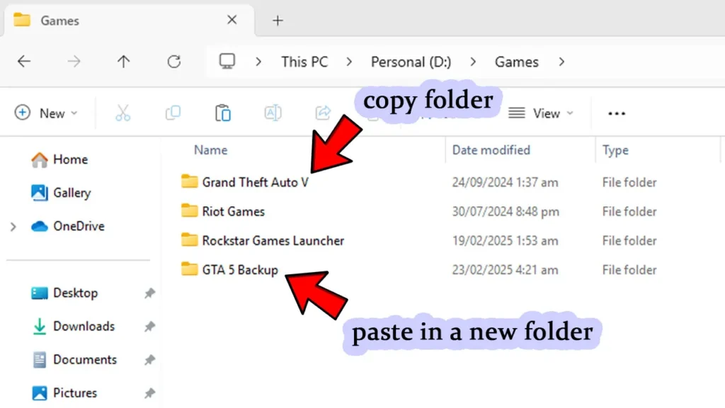 How to create back up of GTA 5 game directory with steps on how to make backup of Grand Theft Auto V main folder files on Windows PC and guide to restore GTA V.