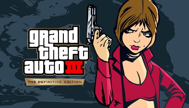 Download all Grand Theft Auto III The Definitive Edition 100% completed mission skip stages, GTA 3 The Trilogy save games backup files for Windows PC, PlayStation, Xbox, Nintendo Switch, macOS, and Android/iOS.