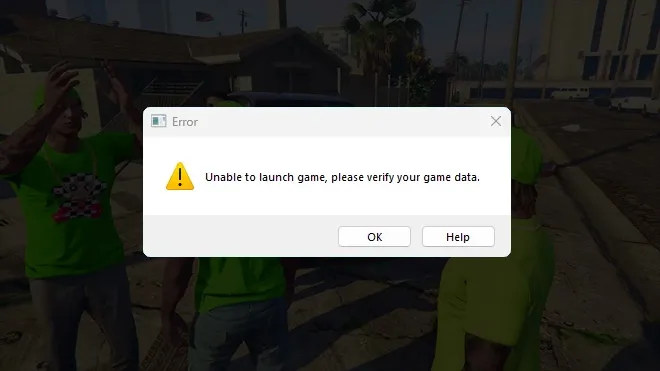Learn how to solve GTA 5 error: unable to locate the Rockstar Games Launcher, please verify your game data of Grand Theft Auto V (GTA V) on PC.