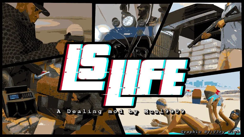 Download LS Life mod for GTA 5 to become a drug dealer, hire workers, and manage stash houses and vehicles. Battle rival gangs and the police in this immersive gameplay experience!