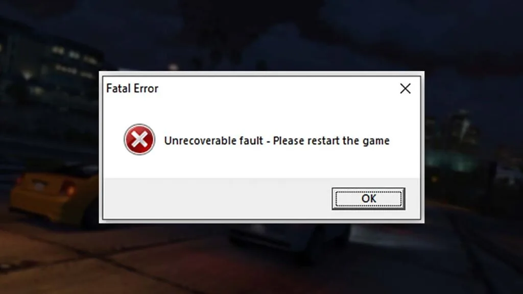 How to Fix Grand Theft Auto V (GTA 5) Unrecoverable Fault (Fatal Error) on PC from verifying game files to apply a solution file to resolve the issue.