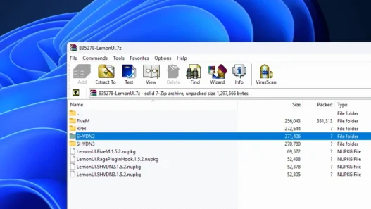 Download and install LemonUI SHVDN2, the ultimate UI library for GTA V modding for Community Script Hook V .Net for Grand Theft Auto V on PC.