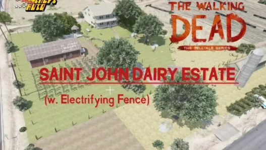 Download and install the [MLO] TWD Saint John Dairy Estate mod for GTA 5, inspired by The Walking Dead – Season 1 with easy installation guide.