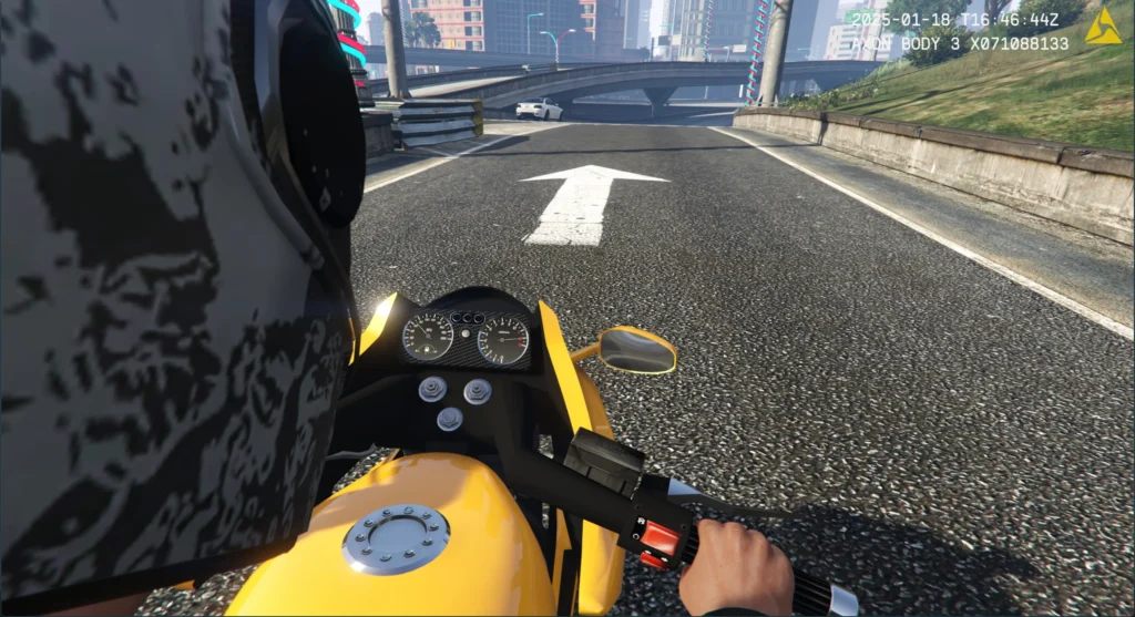 Download ViewPointV Lite (Bodycams Only) GTA 5 mod to introduces head, shoulder, and chest camera views for immersive gameplay with easy installation.