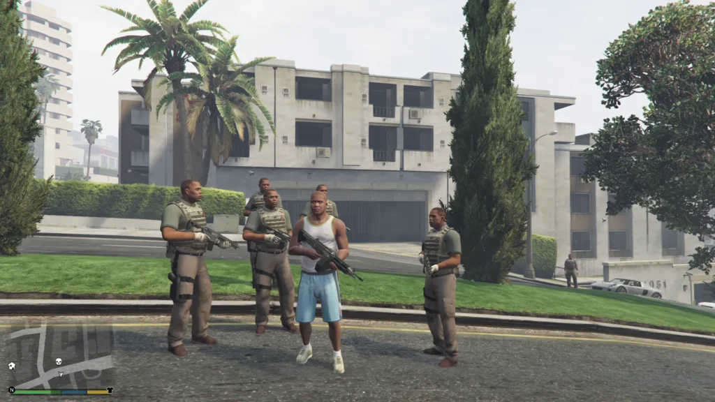 How to install and use Private Mercenaries in GTA 5 mods guide of download Bodyguards setting up, and deploying AI-controlled in Grand Theft Auto V.