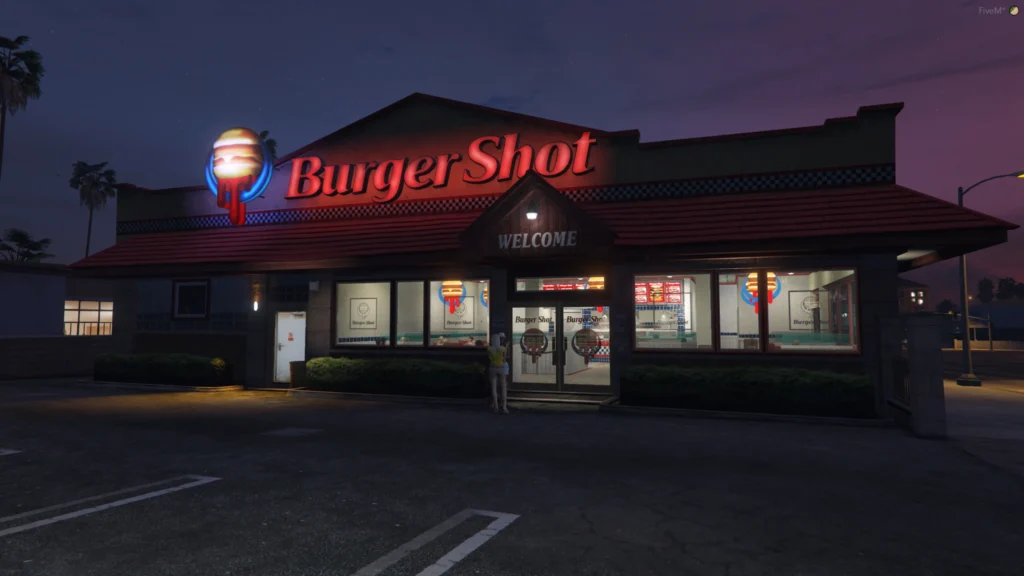 Download GTA IV Burgershot Interior [Add-On SP / FiveM] for GTA 5 mods to add MLO interior from Liberty City to Los Santos for Single Player and FiveM.
