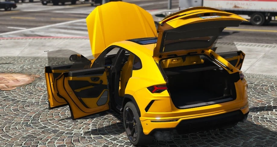 GTA 5 mods Lamborghini Urus 2018 Addon Replace Enhanced and NVE