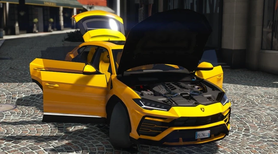 GTA 5 mods Lamborghini Urus 2018 Addon Replace Enhanced and NVE