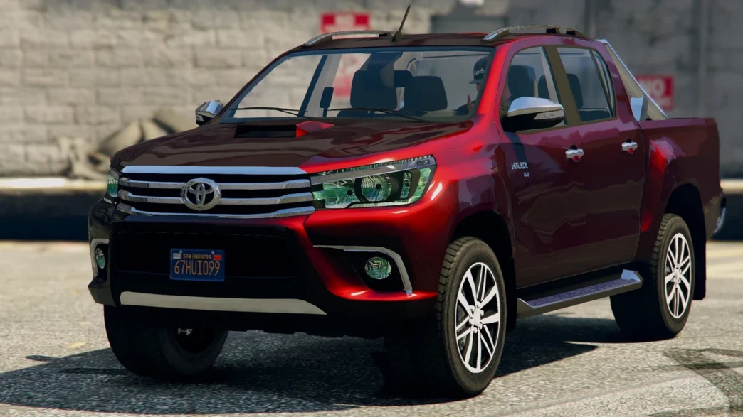 GTA V mods 2017 Toyota Hilux Revo Replacer Enhanced and NVE compatible cars pack