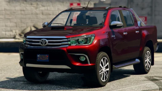 GTA V mods 2017 Toyota Hilux Revo Replacer Enhanced and NVE compatible cars pack