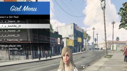 GirlMenu – Player Changer to a Female