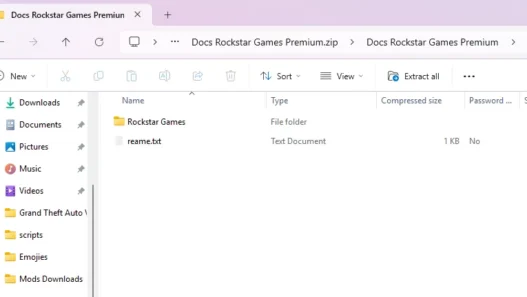 Download Rockstar Games Documents folder for GTA V Enhanced & Legacy. Fix crashes, missing saves, and broken settings with this ready-to-use setup.