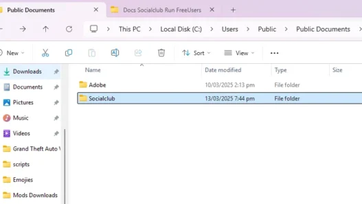 Download GTA V Enhanced Social Club saves folder for free users. Fix missing saves, startup errors, and story mode issues with this working save setup.