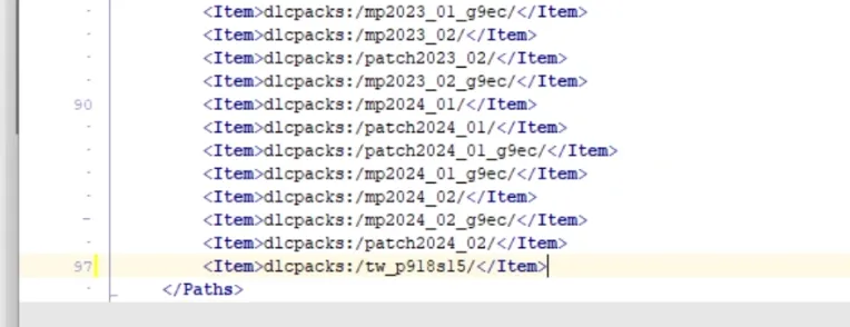 How to install add-on vehicles, DLC packs in GTA 5 Legacy & Enhanced Edition by editing the dlclist.xml file a guide with code, file paths, and examples.