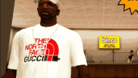 Realistic TNF Gucci T-Shirt White - GTA San Andreas