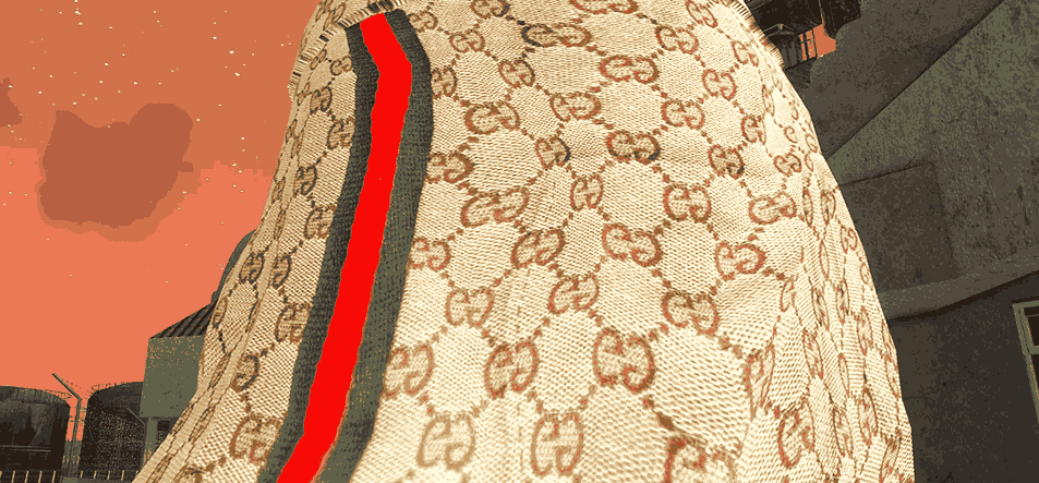 Realistic Gucci Short Brown - GTA San Andreas Screenshot-2025-10-20-200916_11zon